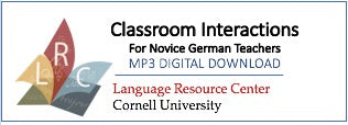 German - Classroom Interactions for Novice German Teachers (MP3 Digital Download)